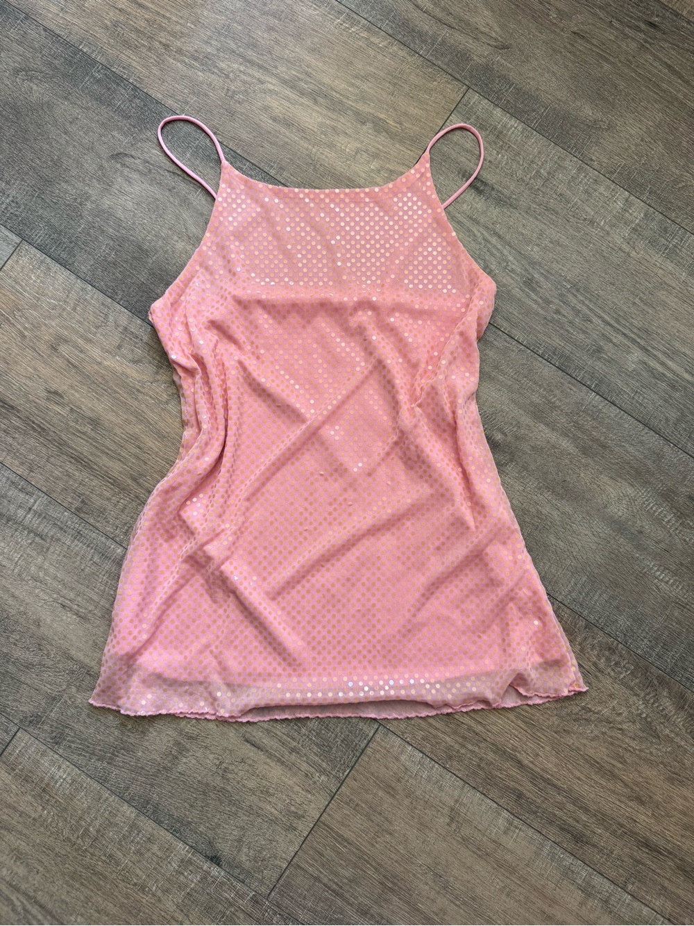 Viva You Y2K Vintage Sequin Fairy Tank Top